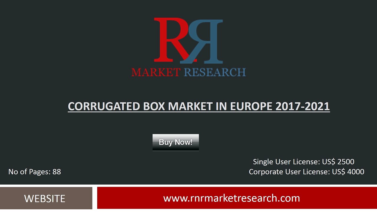 Growth prospects of the Corrugated Box Market in Europe for 2017-2021