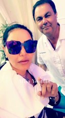 الملكة احلام في عيادة التجميل