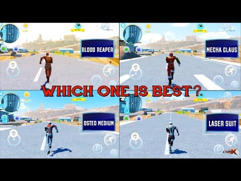 Gangstar Vegas - ULTIMATE EXOSKELETON COMPARISON GUIDE