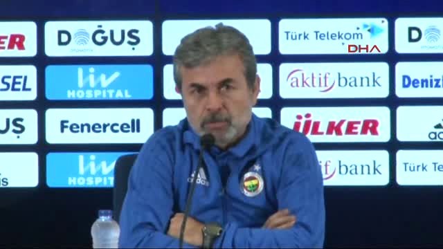 Fenerbahçe Teknik Direktörü Kocaman Basın Toplantısında Konuştu