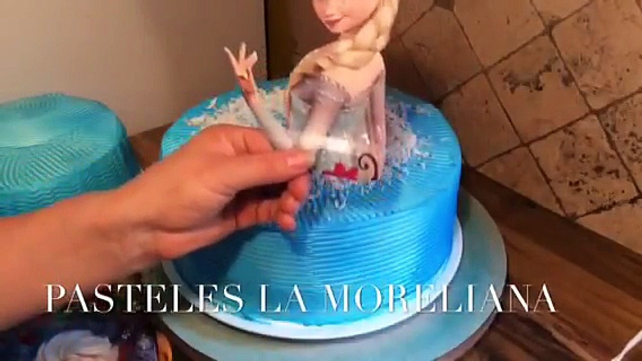 Pastel De Frozen En Chantilly Muy Facil Madelins Cakes Video Dailymotion