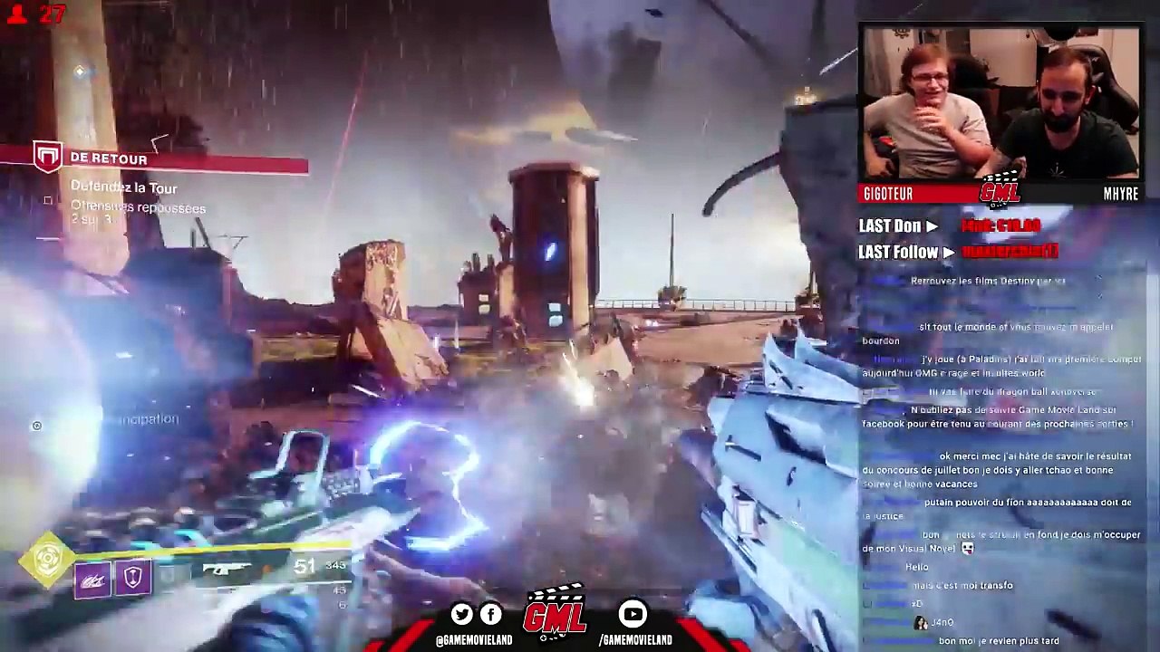 DESTINY 2 fr - Découverte Solo [rediff live]