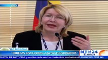 Fiscal venezolana destituida, Ortega Díaz en cumbre de fiscales de Mercosur: Tengo pruebas que comprometen a Maduro y Ca