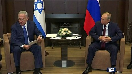 Vladimir Poutine reçoit Binyamin Netanyahou à Sotchi