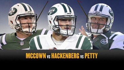 Who is winning preseason QB battle McCown, Hackenberg or Petty?