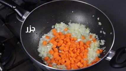 طريقة عمل الأرز الصيني المقلي بالفيديو