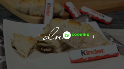 وصفة لفائف الكيندر الشهية ، بالفيديو