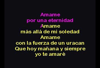 Amame -  Rogelio Martinez (Karaoke)