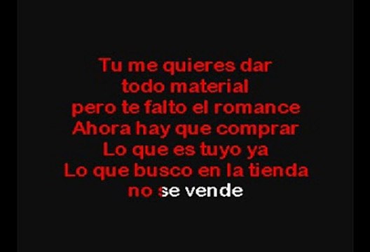 Amor Se Paga Con Amor -Jennifer Lopez (Karaoke)