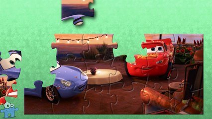 Пазлы для детей Тачки 2 Молния Маквин - Puzzle Cars 2 Lightning Mcqueen, Mater