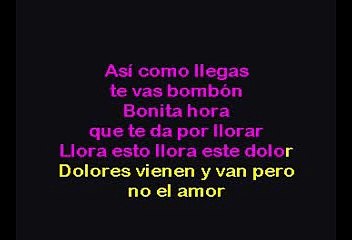 Mi Bombon - Cabas (Karaoke)