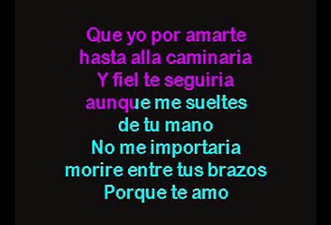 Sueña - Intocable (Karaoke)