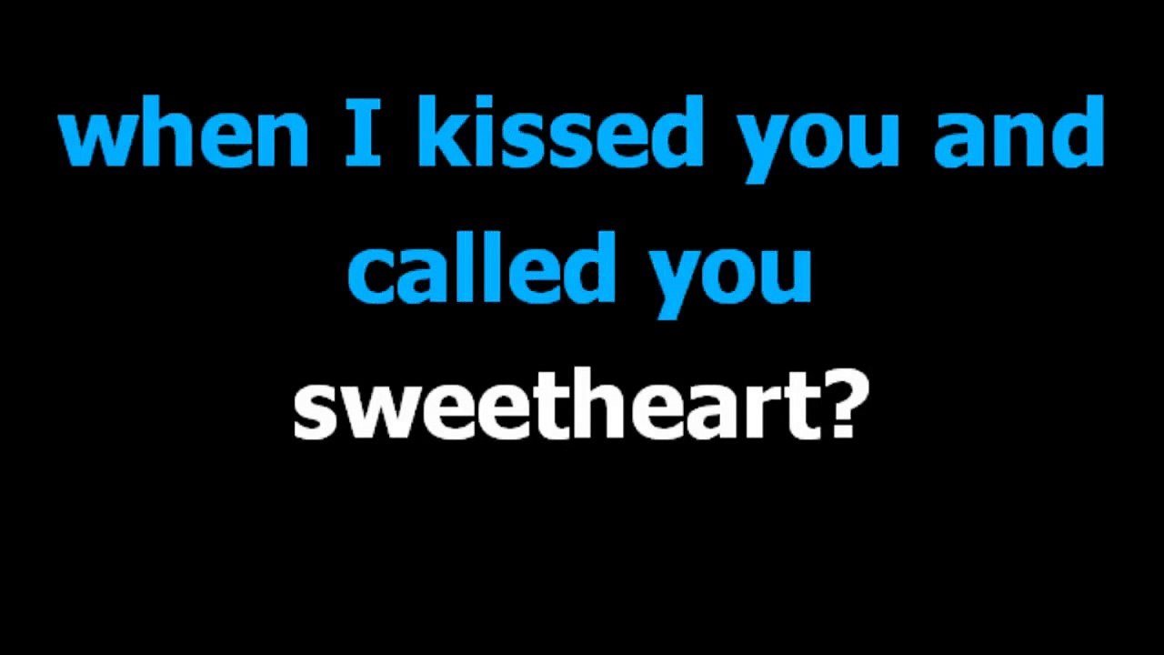 Are you lonesome tonight  - Elvis Presley  - Karaoke  - Lyrics