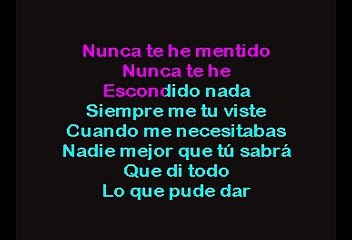 Y Tú Te Vas - Chayanne (Karaoke)