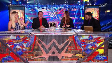 Renee Young, Jerry Lawler, Lita and David Otunga Segment
