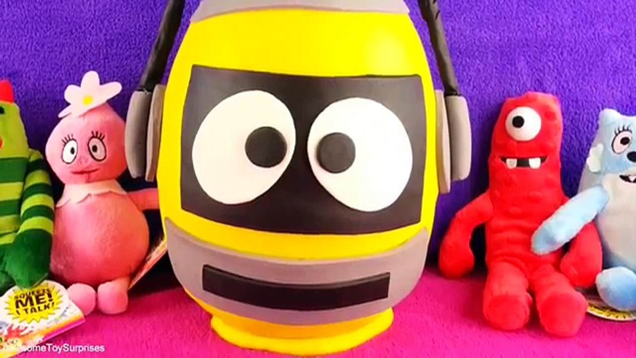 Yo Gabba Gabba Play-Doh Surprise Eggs Series Muno Plex Brobee Toodee Foofa