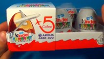 Aérobus et bébés des œufs pour enfants jouet avec 5 kinder surprise a330-300