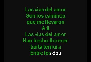Las Vias Del Amor - Banda El Recodo (Karaoke)