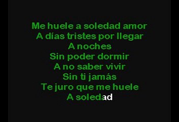 Me Huele A Soledad - MDO (Karaoke)