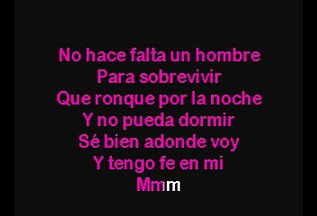 No Hace Falta Un Hombre - Jaci Velásquez (Karaoke)