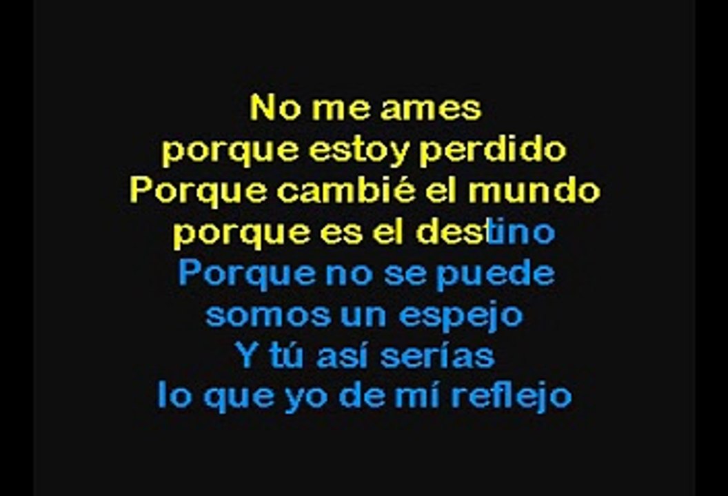 No Me Ames - Marc Anthony & Jennifer Lopez (Karaoke)