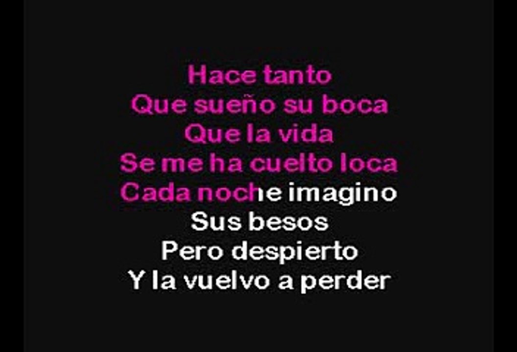 Sueno Su Boca - Mojado (Karaoke)