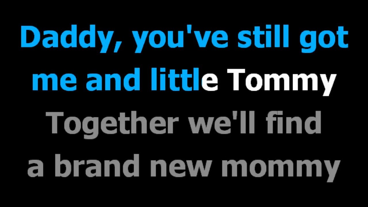 Don't cry daddy  - Elvis Presley  - Karaoke -  Lyrics