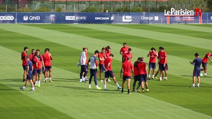 PSG : Neymar à l'entraînement