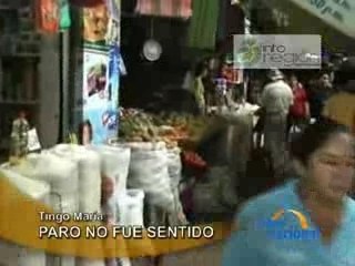 PARO NO FUE SENTIDO - TINGO MARÍA