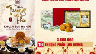 Bánh trung thu khách sạn Hà Nội 2017