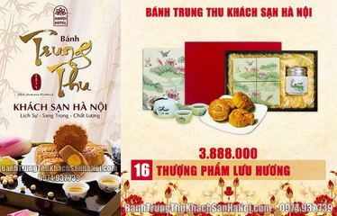 Bánh trung thu khách sạn Hà Nội 2017