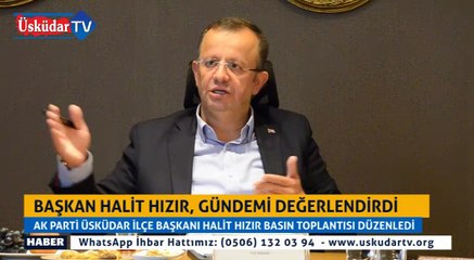 Başkan Halit Hızır: Mağdur edebiyatı yapıyorlar