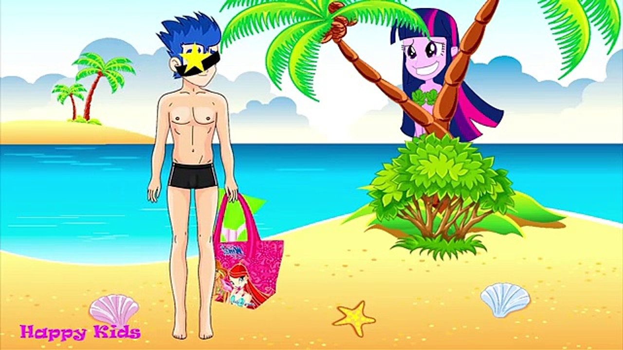 My Little Pony MLP Equestria Girls Transforms with Animation Love Story Awkward moment on