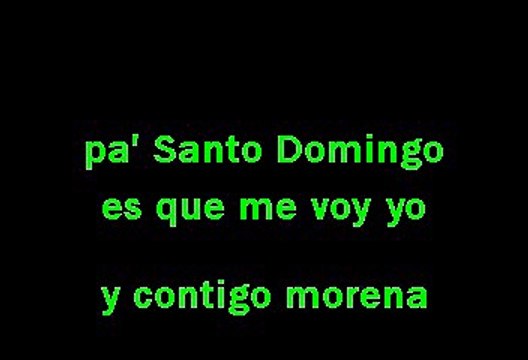 Khriz & Angel - Ven bailalo (Karaoke)