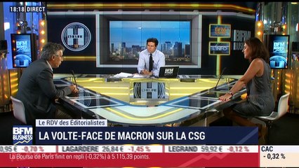 Le Rendez-Vous des Éditorialistes: Emmanuel Macron fait volte-face de sur la CSG - 23/08