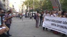 Kesk'ten Toplu Sözleşme Protestosu