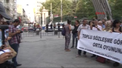 Kesk'ten Toplu Sözleşme Protestosu