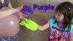 Apprendre les couleurs avec maman ventre et coloré shampooing bouteilles enfants apprentissage des jeux enfants Apprendre