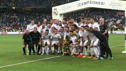 El Real Madrid mantiene el trofeo Santiago Bernabéu en casa