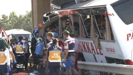 Ankara da Otobüs Kazası 4