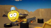 Video Niños para coches de dibujos animados sobre los coches de la construcción de maquinaria dumper desarrollo