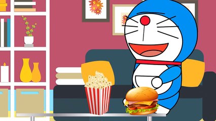 Doraemon Bad Baby with Tom and Jerry Plays Basketball In The HOOD Learn Color with Finger Family 4