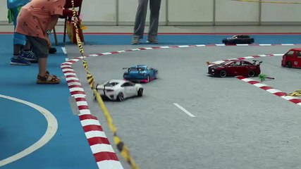 Drifting RC Cars On The Track