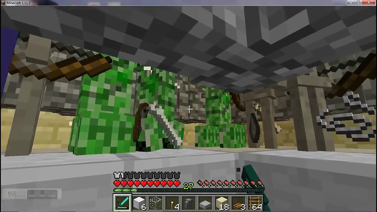 Simple, No Spawner, Creeper, Zombie, Skeleton, & Spider XP Farm MCinstructabuilds