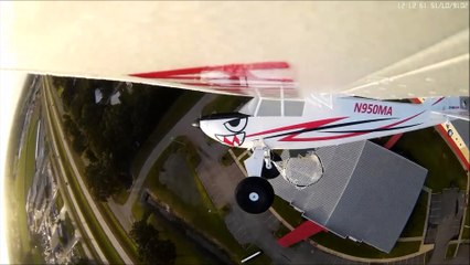 E-Flite Timber R/C Plane Balloon Drop!
