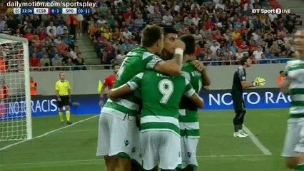 Seydou Doumbia Goal HD - Steaua București 0 - 1 Sporting - 23.08.2017 (Full Replay)