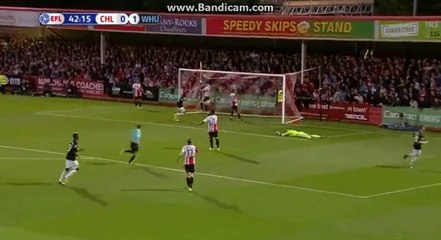 Goal A.Ayew HD  Cheltenham 0 - 2 West Ham 23.08.2017 HD