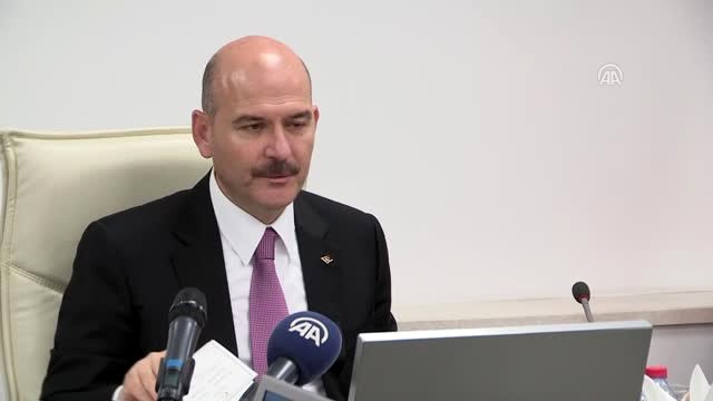 İçişleri Bakanı Soylu, Egm'de Türkiye Güven Huzur Asayiş Uygulamasının Koordinasyon Toplantısına...
