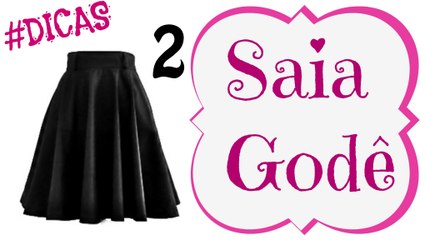 DIY SAIA GODÊ Total 4/4 Parte 2 Aula prática by Fátima Valéria
