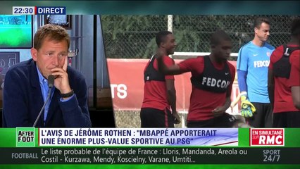 Pour Jérôme Rothen, Mbappé apporterait une plus-value sportive au PSG